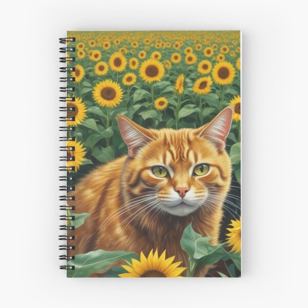 Item preview, Cat in Sunflower field designed and sold by GasconyPassion.