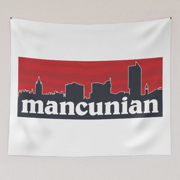 Item preview, Mancuninan - red [skyline] designed and sold by lazarusheart.
