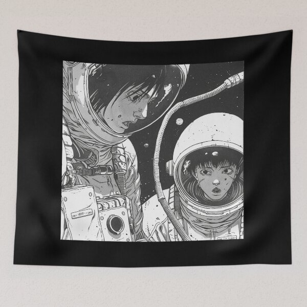 Item preview, Cosmic Discovery - Black and White Horror Manga Anime designed and sold by ForsakenFrames.