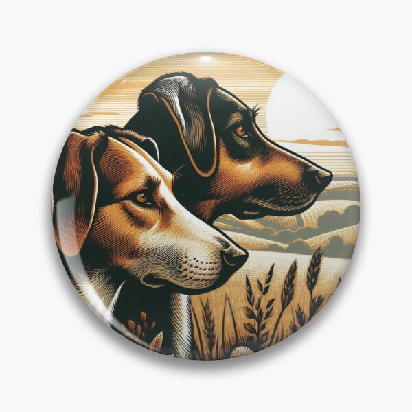 Aperçu de l'œuvre Deux beaux chiens créée et vendue par Designermight.