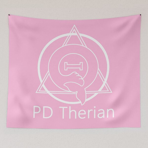 Item preview, PD (ytb) Theta-Delta Therian Symbol WHITE "PD Therian" designed and sold by PD Therian.