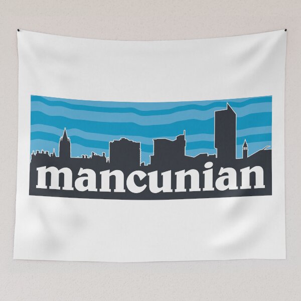 Item preview, Mancuninan - blue [skyline] designed and sold by lazarusheart.