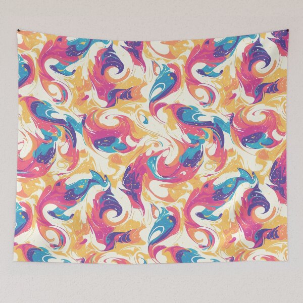 Item preview, Fluid Watercolor Pattern designed and sold by Windy-market.