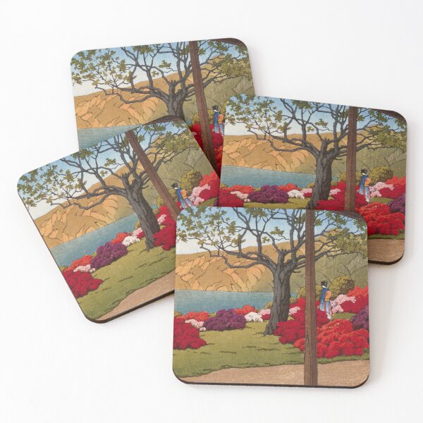 Item preview, Verandah yori miru tutujitei  by  Kawase Hasui Ukiyo-e Japanese Art designed and sold by tjj68.