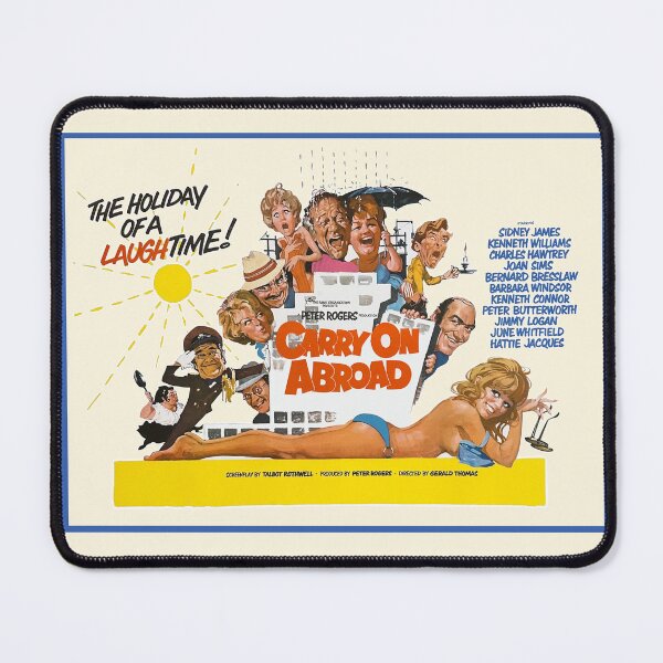 Item preview, Vintage 70s Style CARRY ON Poster Art - Carry On Abroad designed and sold by Michaelofthe80s.