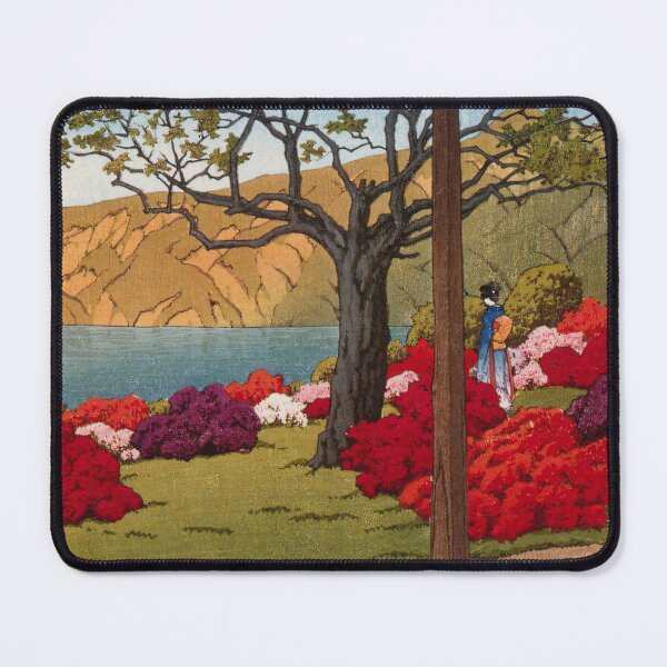Item preview, Verandah yori miru tutujitei  by  Kawase Hasui Ukiyo-e Japanese Art designed and sold by tjj68.