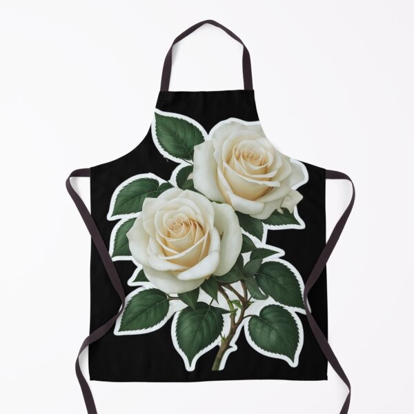 Item preview, Elegant White Roses Botanical Illustration designed and sold by WhiteDoveArt.
