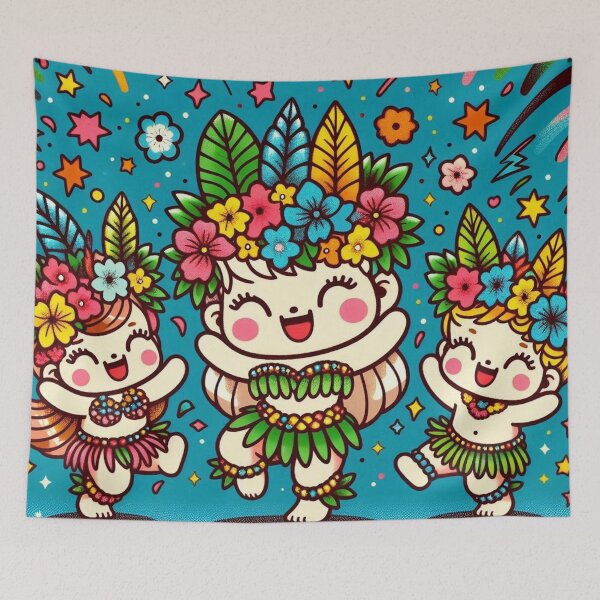 Item preview, Enchanting Hula Kids - 009 designed and sold by sagaofsilence.