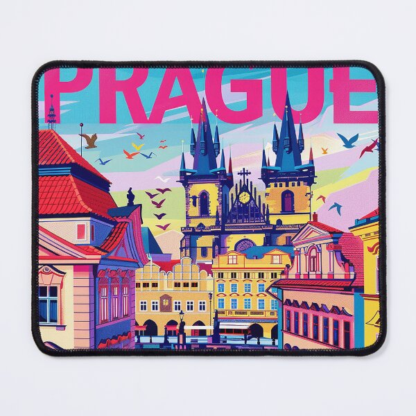 Item preview, Prague Poster Prague Art designed and sold by nomiraclehere.