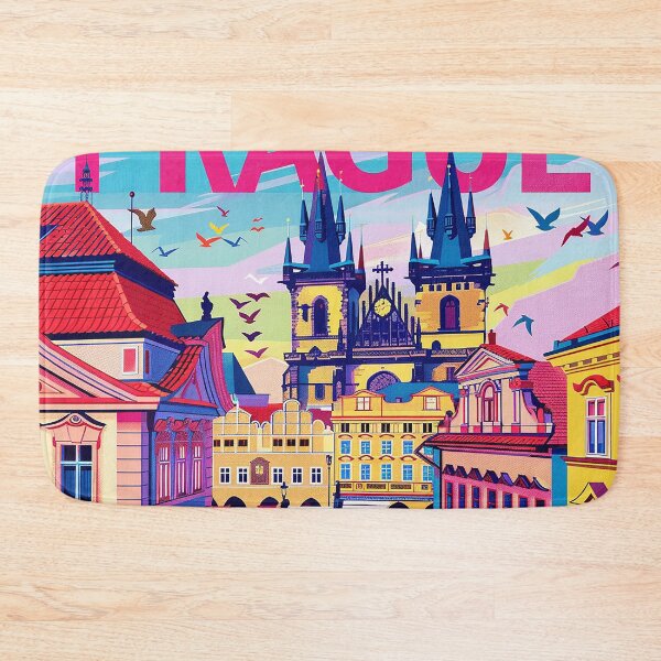 Item preview, Prague Poster Prague Art designed and sold by nomiraclehere.
