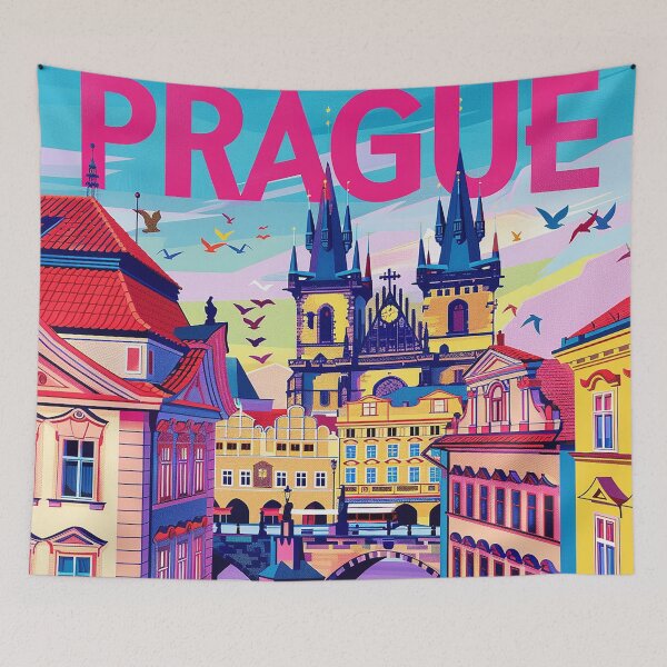 Item preview, Prague Poster Prague Art designed and sold by nomiraclehere.