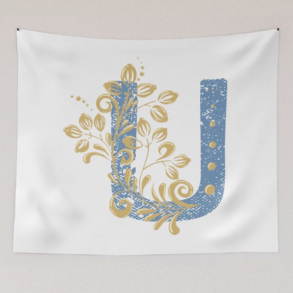 Item preview, U - Vintage floral letter for names starting with U designed and sold by Deepness2023.