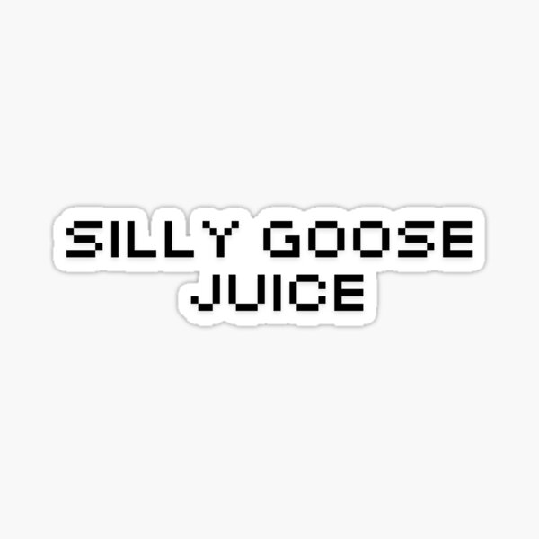 Aperçu de l'œuvre Bouteille de boisson de tasse de jus d'oie idiote Sticker créée et vendue par seabeee.