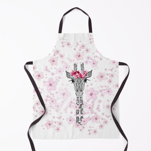 Item preview, FLOWER GIRL GIRAFFE ON PINK designed and sold by SunlightStudios.