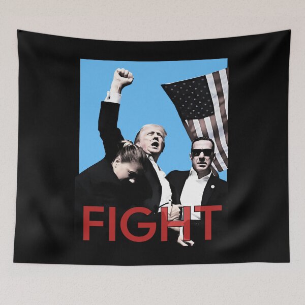 Item preview, Trump Survives Assassination  designed and sold by ValentinaHramov.