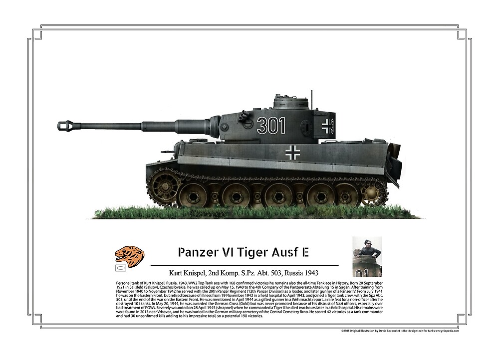 Photo Tiger tank in steel grey