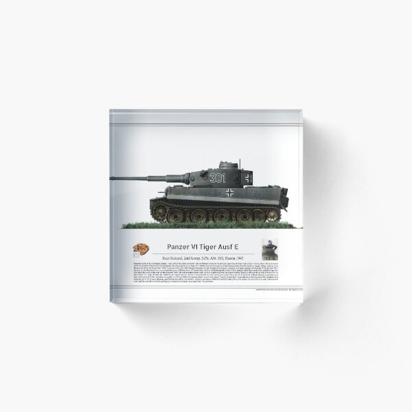 Tiger I Ausf E - Tank Ace Kurt Knispel (Spz.Abt 503 Russia, 1943) Acrylic Block