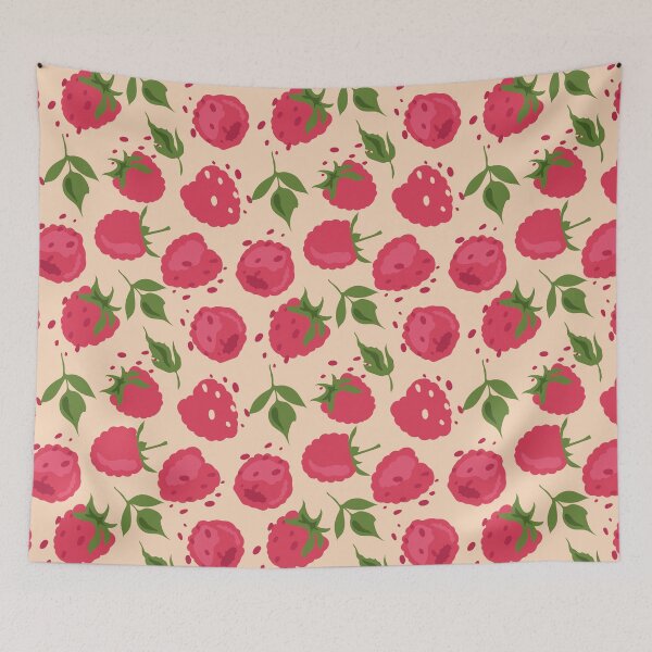 Item preview, Juicy raspberry pattern designed and sold by Deepness2023.
