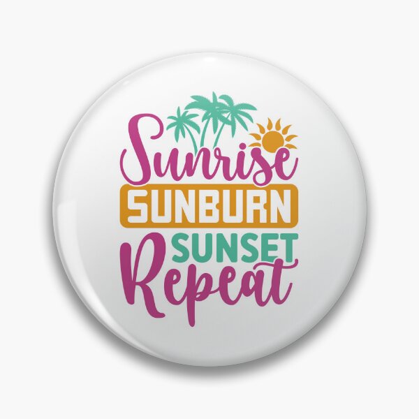 Item preview, Sunrise sunburn sunset repeat designed and sold by DesignCosmos.