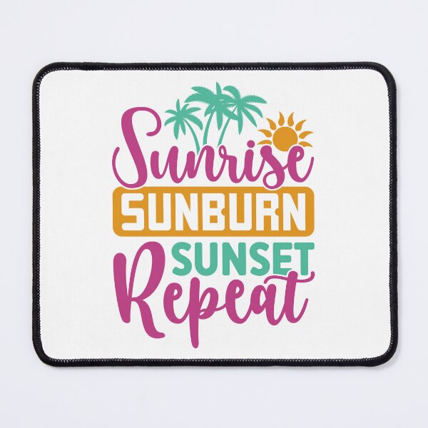 Item preview, Sunrise sunburn sunset repeat designed and sold by DesignCosmos.