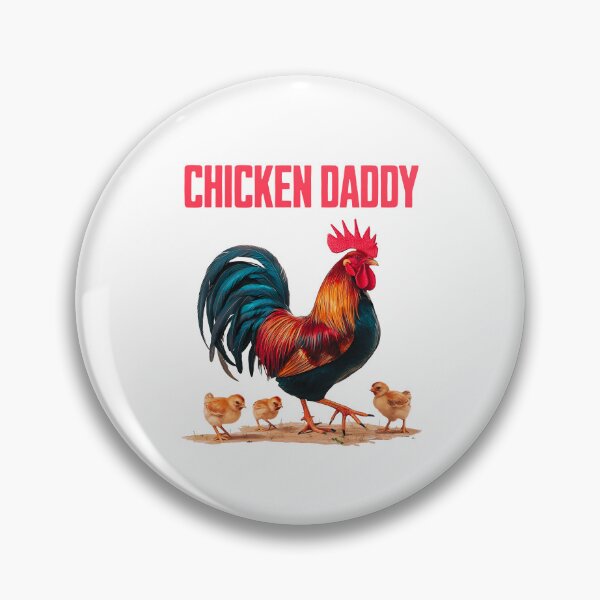 Item preview, Chicken Daddy:  Majestic Rooster And Chicks Farmyard Art designed and sold by elynne9.
