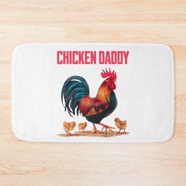 Item preview, Chicken Daddy:  Majestic Rooster And Chicks Farmyard Art designed and sold by elynne9.