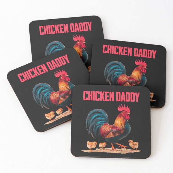 Item preview, Chicken Daddy:  Majestic Rooster And Chicks Farmyard Art designed and sold by elynne9.