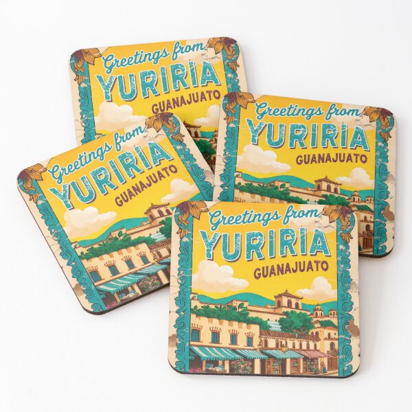 Item preview, Yuriria Guanajuato Mexico Magic Town Postcard Vintage Travel designed and sold by TravelPostcardGems.