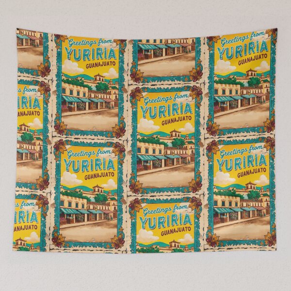 Item preview, Yuriria Guanajuato Mexico Magic Town Postcard Vintage Travel designed and sold by TravelPostcardGems.