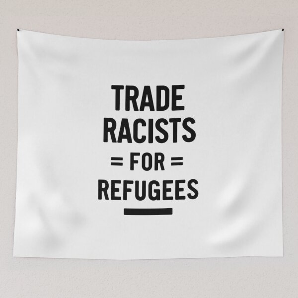 Item preview, Comercio de racistas por refugiados designed and sold by Blink Art Studio.