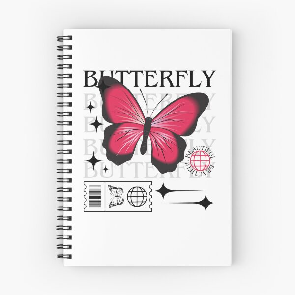 Item preview, Pink Butterfly with Black Fading Text designed and sold by AveryZi.