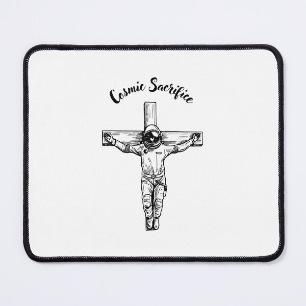 Item preview, Cosmic Sacrifice: Astronaut on Crucifix designed and sold by GorinART.