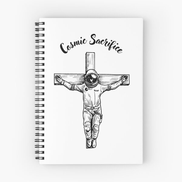 Item preview, Cosmic Sacrifice: Astronaut on Crucifix designed and sold by GorinART.