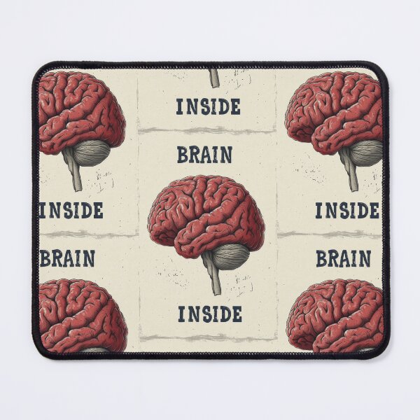 Item preview, Cartoon Style Brain with "Brain Inside" designed and sold by Piotrek0001.