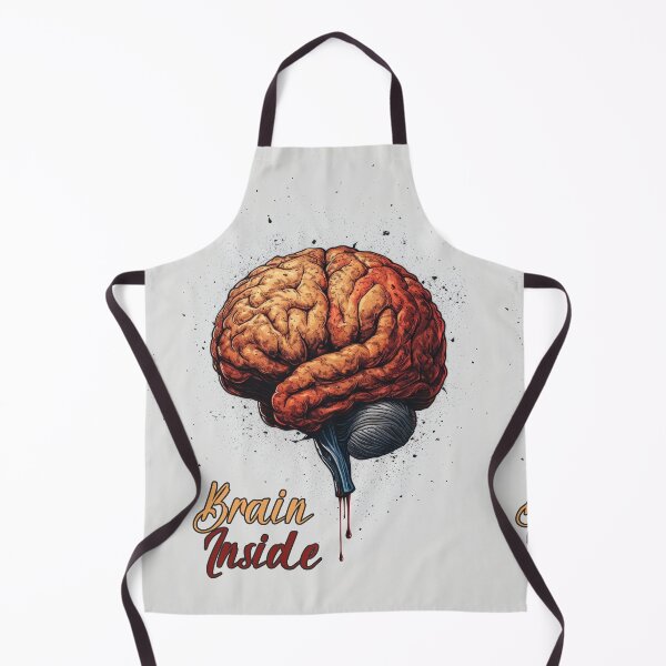Item preview, Cartoon Style Brain with "Brain Inside" designed and sold by Piotrek0001.