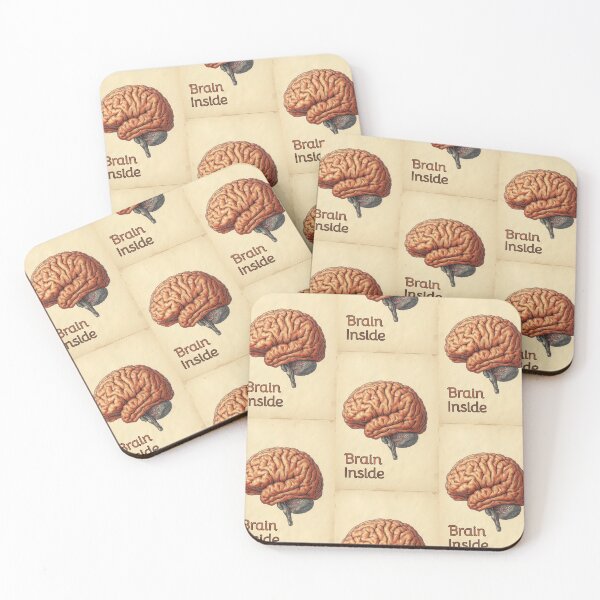 Item preview, Cartoon Style Brain with "Brain Inside" designed and sold by Piotrek0001.