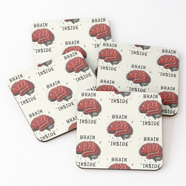 Item preview, Cartoon Style Brain with "Brain Inside" designed and sold by Piotrek0001.