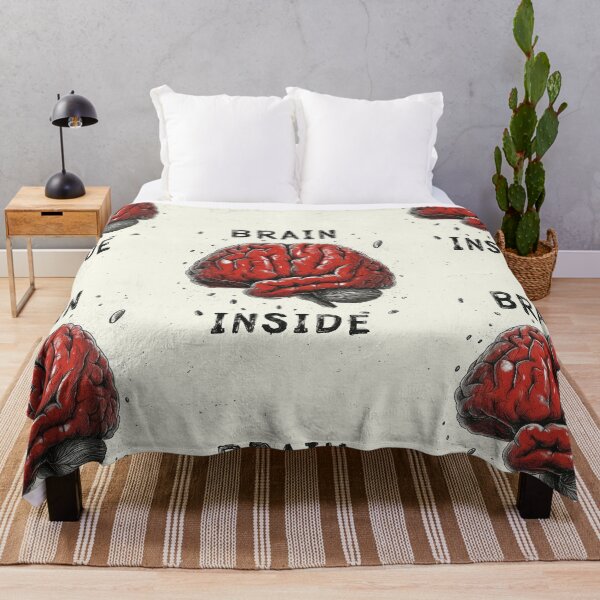 Item preview, Cartoon Style Brain with "Brain Inside" designed and sold by Piotrek0001.
