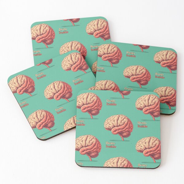 Item preview, Cartoon Style Brain with "Brain Inside" designed and sold by Piotrek0001.