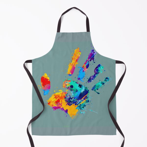 Item preview, Imprint of a paint-smeared palm designed and sold by AnnabellaRh.
