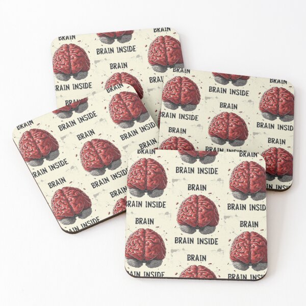 Item preview, Cartoon Style Brain with "Brain Inside" designed and sold by Piotrek0001.