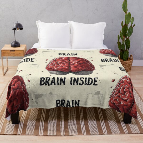 Item preview, Cartoon Style Brain with "Brain Inside" designed and sold by Piotrek0001.