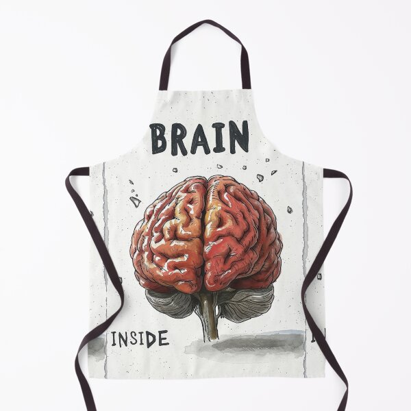 Item preview, Cartoon Style Brain with "Brain Inside" designed and sold by Piotrek0001.