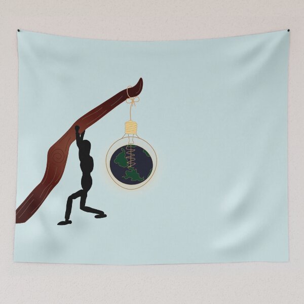 Item preview, Human effort to save the Earth designed and sold by HEERMANArt.