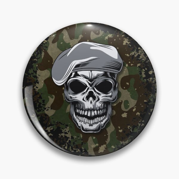 Artikel-Vorschau von Militär-Totenkopf, designt und verkauft von StonePine.