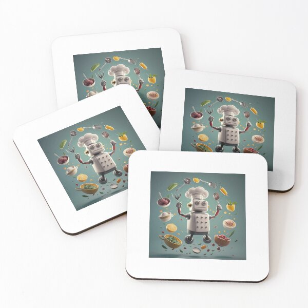 Item preview, Futuristic Culinary Robot Chef: Tech Innovation designed and sold by Luxuriously.
