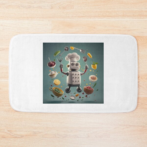 Item preview, Futuristic Culinary Robot Chef: Tech Innovation designed and sold by Luxuriously.