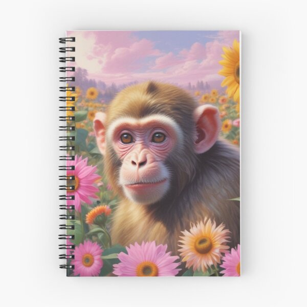 Item preview, Monkey in flowers designed and sold by GasconyPassion.