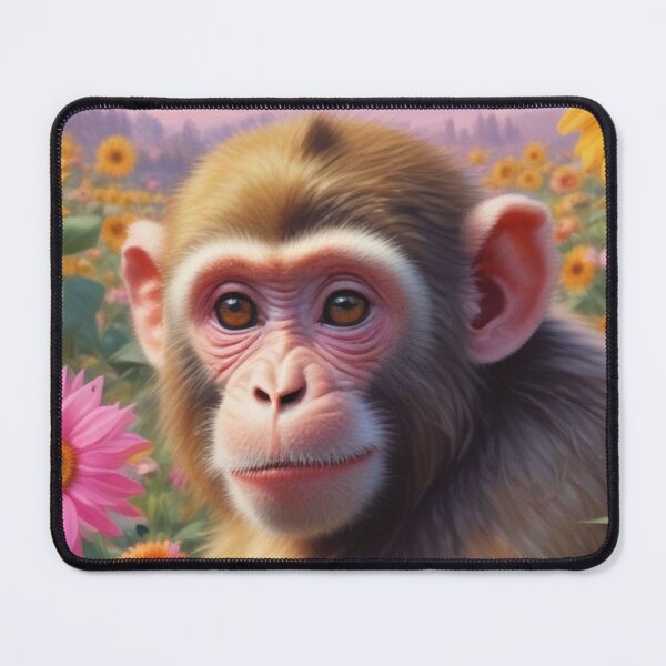 Item preview, Monkey in flowers designed and sold by GasconyPassion.