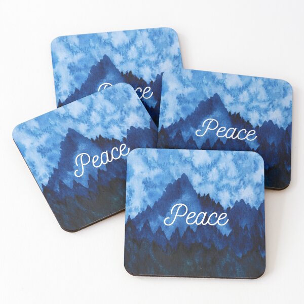 Item preview, Snowfall on mountains designed and sold by KindHeArtArt.